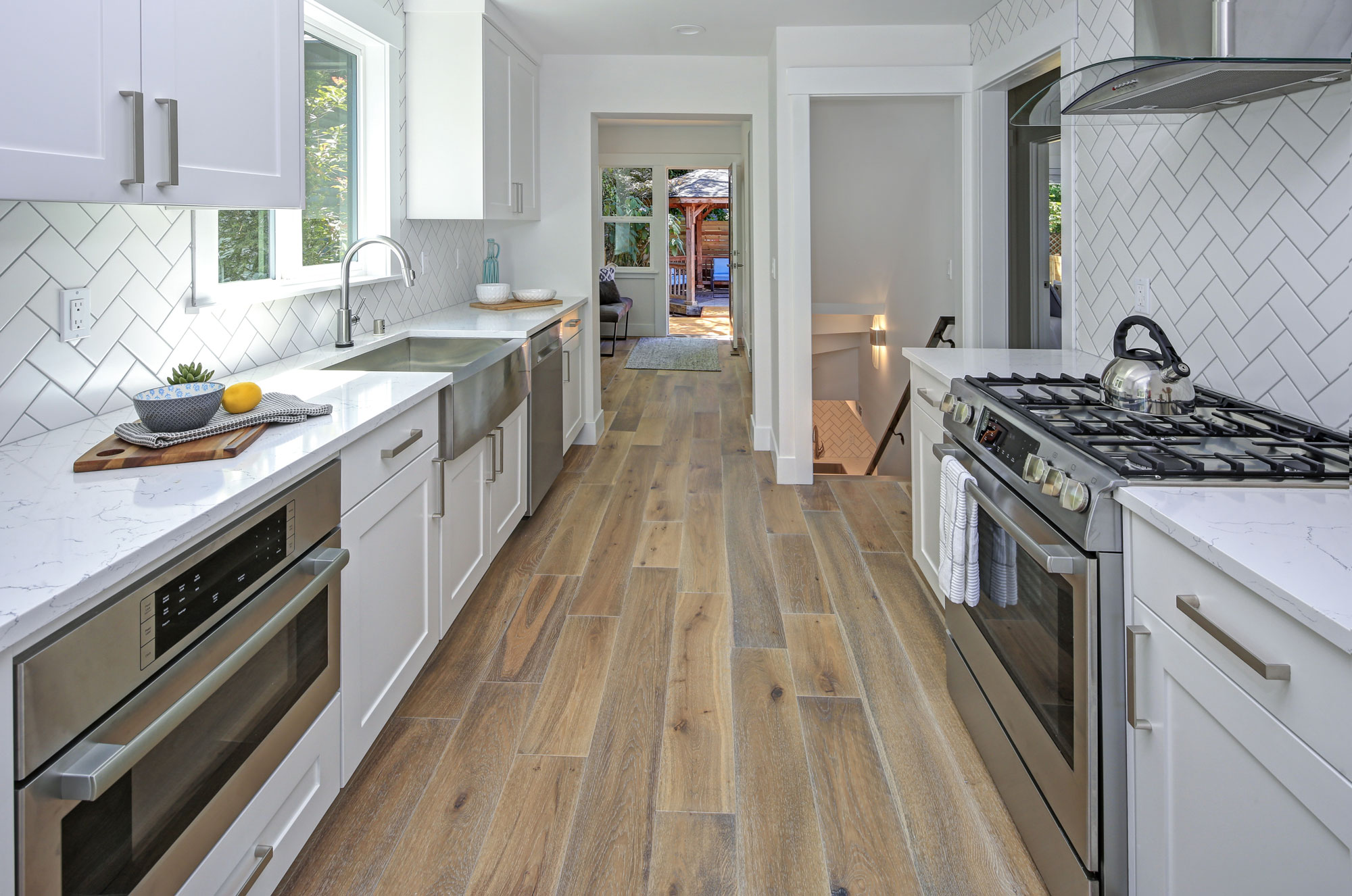 Best Tile Flooring Options For Your Home 6 Wood Look Tile In A Kitchen Remodel